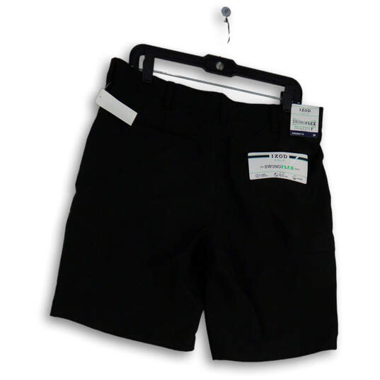 NWT Mens Black Golf Swing Flex Stretch Slash Pocket Athletic Shorts Size 34 image number 2