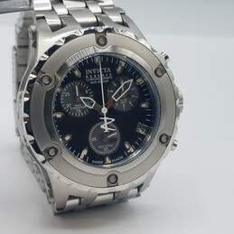 Invicta Swiss 5659 44mm Reserve Collection Flame Fusion Crystal St. Steel WR 500m Chrono Divers Date Watch 206g