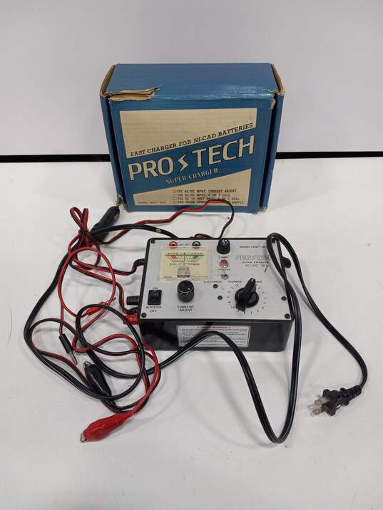Vintage ProTech 701 Super Charger Ni-Cad Battery Charger IOB image number 1