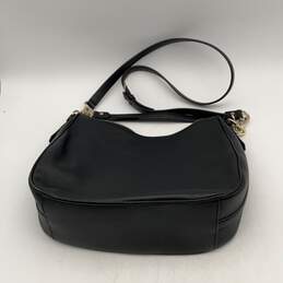 Kate Spade Womens Black Gold Leather Adjustable Strap Crossbody Bag alternative image