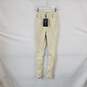 Pretty Little Thing Light Beige High Rise Faux Leather Skinny Pant WM Size 00 NWT image number 1