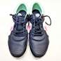 Nike Court Zoom Lite 3 Junior Tennis Shoe - Obsidian/Hyper Pink/Green Size (12) image number 6