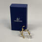 Designer Swarovski Gold-Tone Crystal Cut Stone Tricycle Figurine With Box image number 1