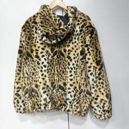Donna Salyers Fabulous Furs Faux Fur Animal Print Pattern Coat Size 2X alternative image