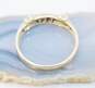 10K Yellow Gold 0.17 CTTW Channel Set Diamond Band Ring 2.4g image number 4