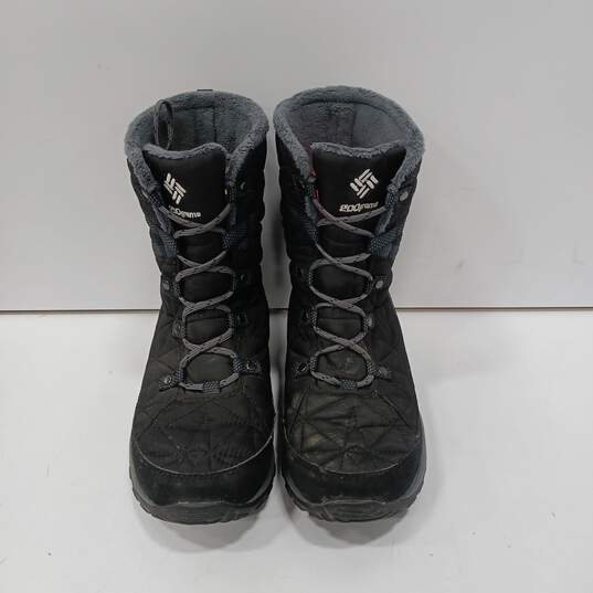 Columbia Women's Black Quilted Snow Boots Size 7 image number 1