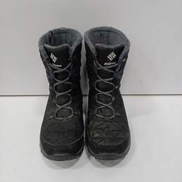 Columbia Women's Black Quilted Snow Boots Size 7