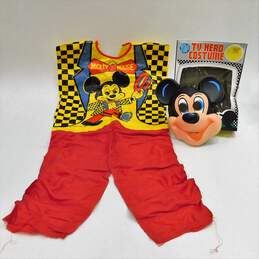 Vintage Ben Cooper Disney Mickey Mouse Costume IOB