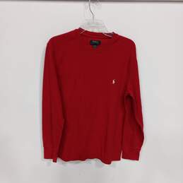 Polo Ralph Lauren Men's Red Sweater Size L