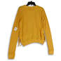 NWT Womens Orange Crew Neck Long Sleeve Knit Pullover Sweater Size L image number 2