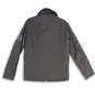 Mens Black Long Sleeve Spread Collar Full-Zip Jacket Size Small image number 2
