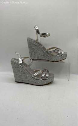Michael Kors Womens Silver Sandals Size 6 1/2 M alternative image