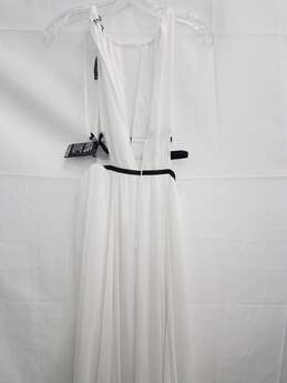 Express White Halter Neck Dress Size XS NWT alternative image