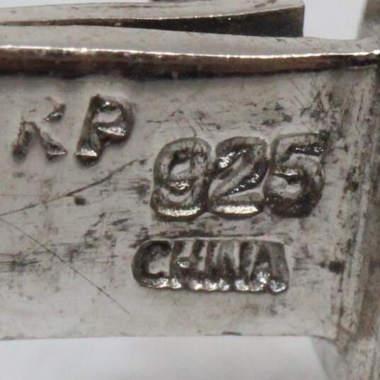 Assortment of 5 Sterling Silver Bracelets - 83.3g image number 13