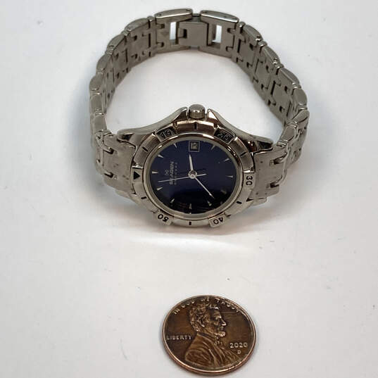 Designer Skagen 63SSXN Silver-Tone Chain Strap Round Dial Analog Wristwatch image number 2
