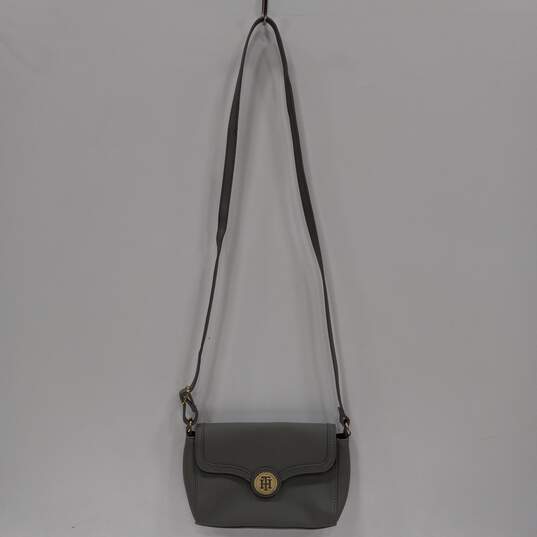 Tommy Hilfiger Monogram Pattern Backpack Purse & Crossbody Handbag Bundle image number 6