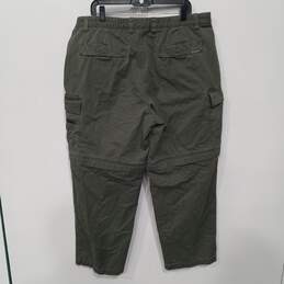 Columbia Green Convertible Hiking Pants Men's Size XL alternative image