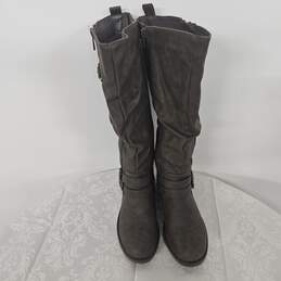XOXO Footwear Extendable Calf Brown boots
