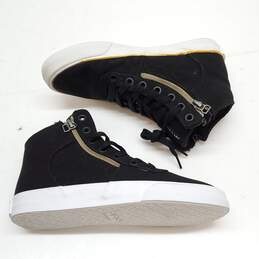 Supra Cuttler High Top Sneaker Black / White Size 5 alternative image