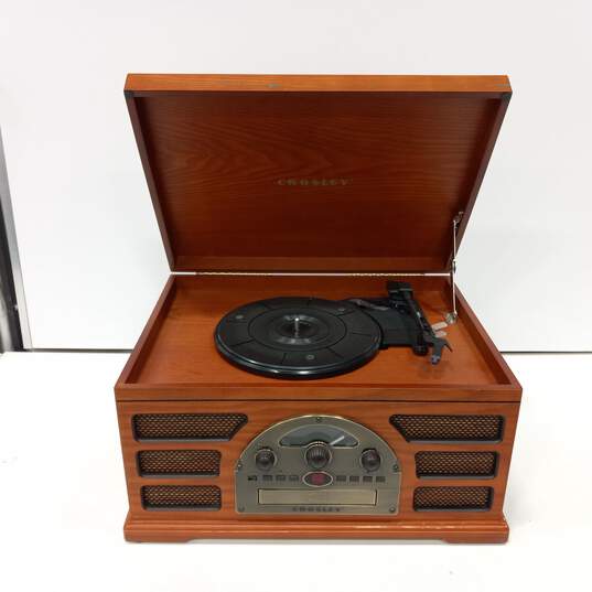 Crosley ALL-IN-ONE Turntable/CD/ Cassette Player AM&FM Radio Stereo Model CR66 image number 1