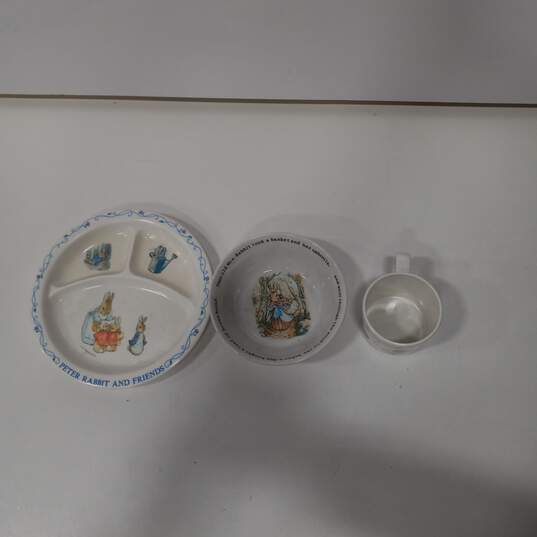 3pc. Peter Rabbit and Friends Child's Dinnerware Set image number 3