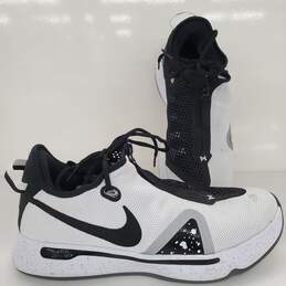Men's Nike PG 4 Oreo Basketball Sneaker Shoes  CD5079-100 Size 12
