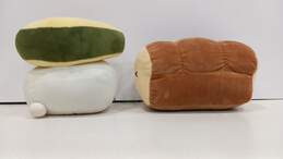 Set of 2 Cottonfood Plush Toys (Bread and Sushi) alternative image