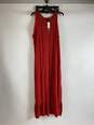 Lane Bryant Women Red Mesh Jersey Dress 18/20 NWT image number 1