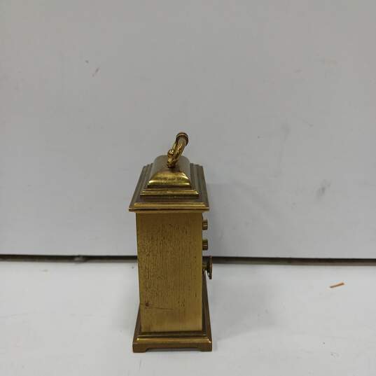 Vintage Brass Caravelle Wind-Up Clock image number 2