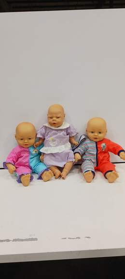 Bundle Of 3 Body Baby Dolls In P.J's
