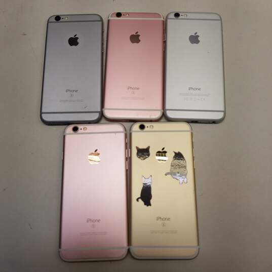 Apple iPhones 6 & 6s - Lot of 5 (For Parts Only) image number 1