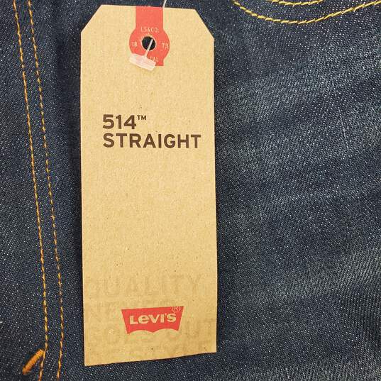 Levi's Men Blue 514 Straight Jeans Sz38 NWT image number 4
