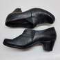 Clacks Black Leather Heels Women's Size 6M image number 3
