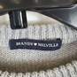 Brandy Melville Women Grey Stripe Sweatshirt M image number 3