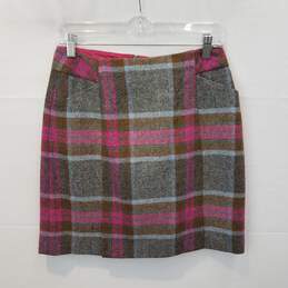 Boden British Tweed by Moon Multicolor Skirt Women's Size 6R