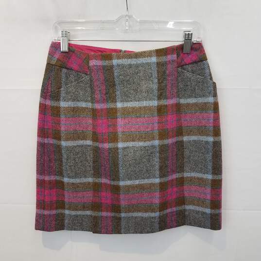 Boden British Tweed by Moon Multicolor Skirt Women's Size 6R image number 1