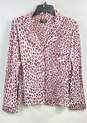 Kate Spade Women Pink Leopard Print Pajama Top M image number 1