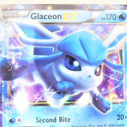 Pokemon TCG Glaceon EX Ultra Rare XY Fates Collide Card 20/124 image number 3