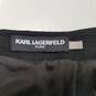NWT Womens Black Cotton Blend Back Zip Straight & Pencil Skirt Size 12 image number 3