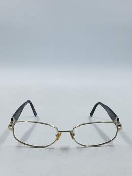 Versace Silver Rectangle Eyeglasses alternative image