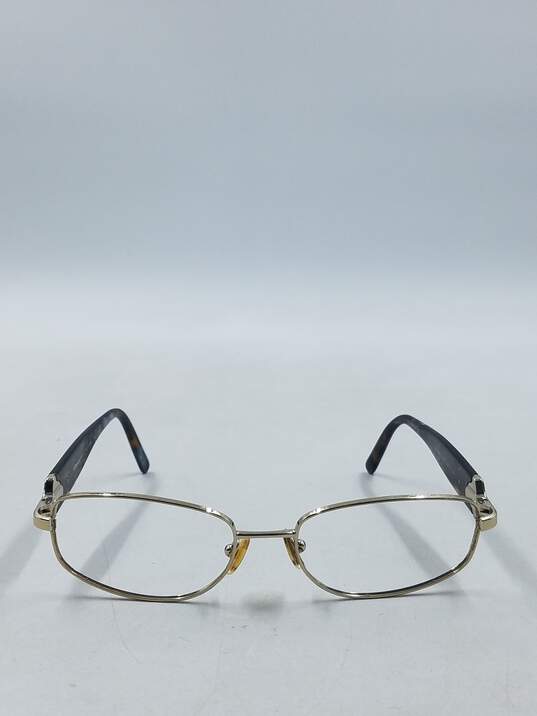Versace Silver Rectangle Eyeglasses image number 2