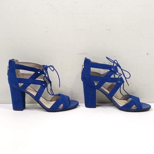 Circus by Sam Edelman Ladies Blue Strappy Heels Size 7.5 image number 2