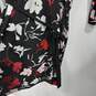 White House Black Market Women's LS Front Tie Floral Print Dress Size 8 image number 4