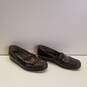 Men's Segarra Mocs Loafer Oxblood Leather Made In Spain, Size 12 image number 3