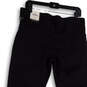 Mens Black Flat Front Straight Leg Slash Pocket Dress Pants Size 32/32 image number 4
