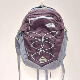 The North Face Purple And Blue Backpack
