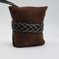 Sterling Silver Open Work Basket Weave Cuff Bracelet 28.1g image number 6