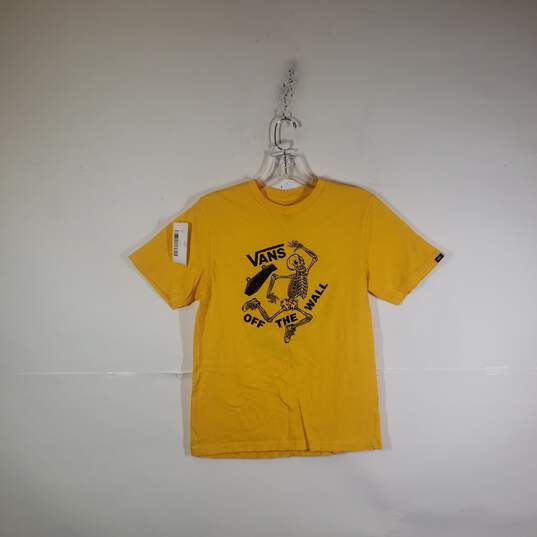 Boys Off The Wall Cotton Classic Fit Crew Neck T-Shirt Size Medium (10-12) image number 1