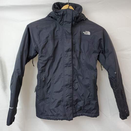 The North Face Black Hooded Jacket Women's SM image number 1