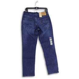 NWT Mens Blue Denim 5-Pocket Design Straight Leg Jeans Size 30x30 alternative image